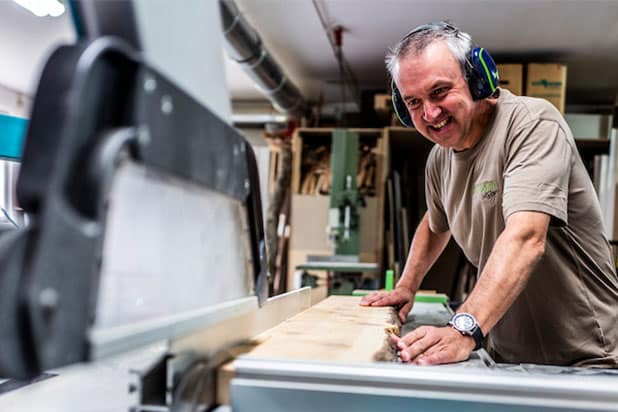 Holger Liepold beim Arbeiten